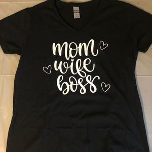 Mom Wife Boss t-shirt